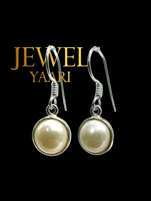 Silver_Pure_925_Sterling_Hoop_Dangle_Earrings_For_Women_And_Girls_Pearl_Round_Earring_For_Girl