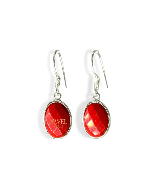 Red_Stone_Pure_925_Sterling_Hoop_Dangle_Earrings_For_Women_And_Girls__Stone_Earring_For_Girl