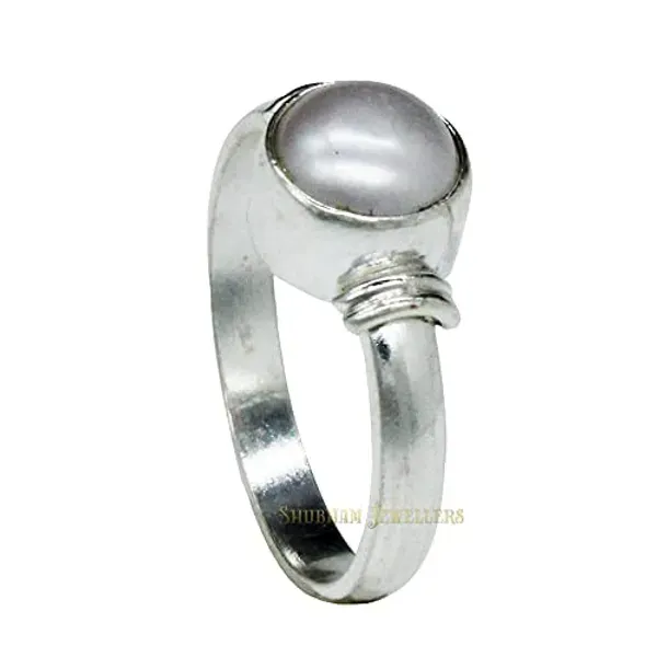 Silver_Real_Moti_Pearl_Sterling_Ring_For_Men,_Women_And_Childern