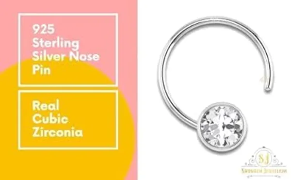Silver_925_Sterling_Round_Shape_Cubic_Zirconia_4Mm_Cup_Wire_Stud_For_Women_Girls