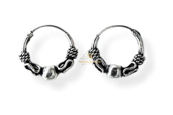 Silver_925_Sterling_Hoop_Earrings_For_Women_&_Girls_Bali_For_Girls_(Ball)