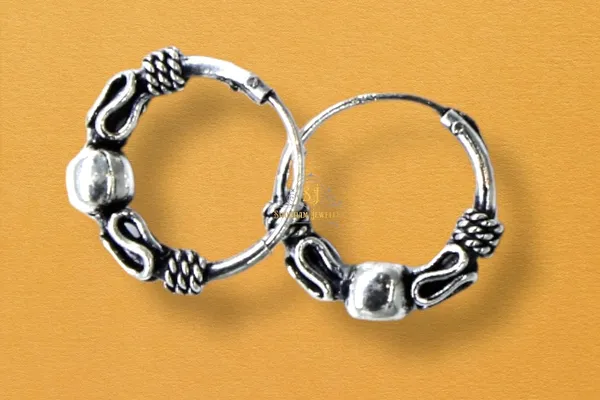 Silver_925_Sterling_Hoop_Earrings_For_Women_&_Girls_Bali_For_Girls_(Ball)