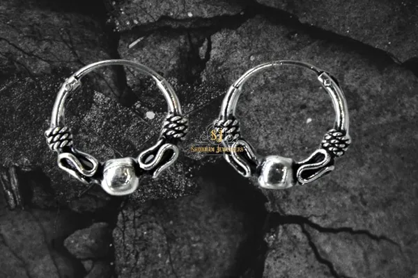 Silver_925_Sterling_Hoop_Earrings_For_Women_&_Girls_Bali_For_Girls_(Ball)