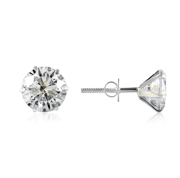 Silver_925-92.5_Pure_Sterling_Brilliant_Cut_Real_Cubic_Zirconia_Fashion_Stud_Earrings_For_MenWomenChildrenBoys_And_Girls