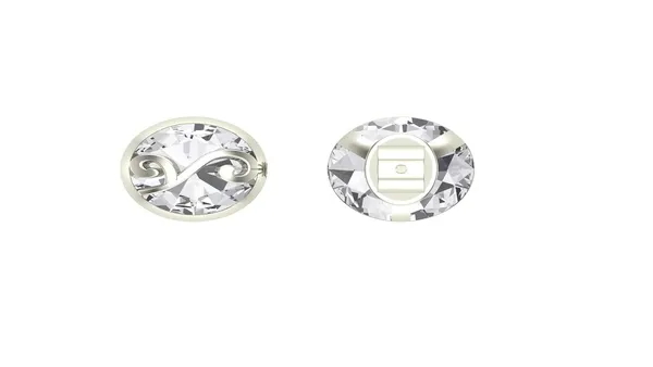 Silver_925-92.5_Sterling_Oval_Leaf_Cut__Real_Cubic_Zirconia_Fashion_Stud_Tops_Earrings_For_MenWomenChildrenBoys_And_Girls
