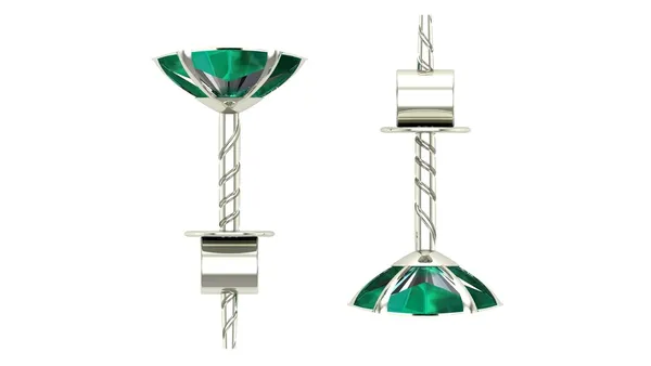 Green_925-92.5_Sterling_Star_Cut__Real_Cubic_Zirconia_Fashion_Stud_Tops_Earrings_For_MenWomenChildrenBoys_And_Girls