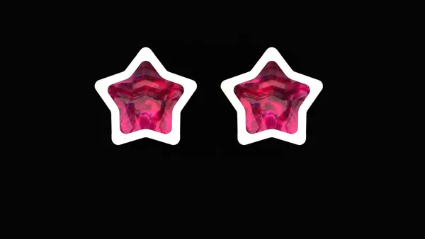 Red_925-92.5_Sterling_Star_Cut__Real_Cubic_Zirconia_Fashion_Stud_Tops_Earrings_For_MenWomenChildrenBoys_And_Girls