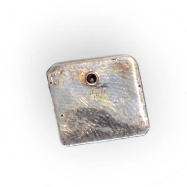 Silver_925_Pure_Solid_Square_Piece_(Chokor)_Pendant/Chokor_For_Astrology_(Small_Hole)
