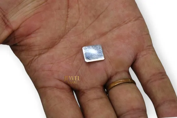 Silver_925_Pure_Solid_Square_Piece_(Chokor)_Pendant/Chokor_For_Astrology_(Small)