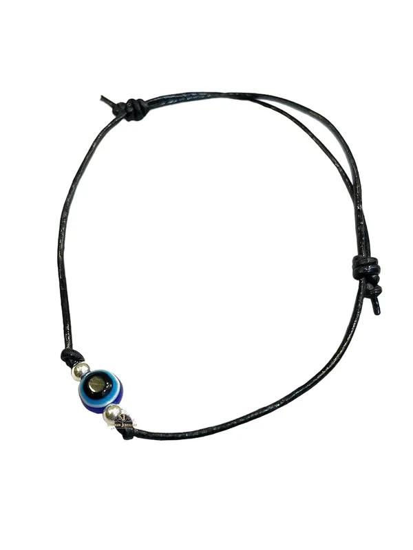 Silver_Sterling_100%_Authentic_Adjustable_Ball__Cord_With_Evil_Eye_Nazar_Anklet_For_Women_&_Girls_(Anklet/Bracelet)_(Bracelet)