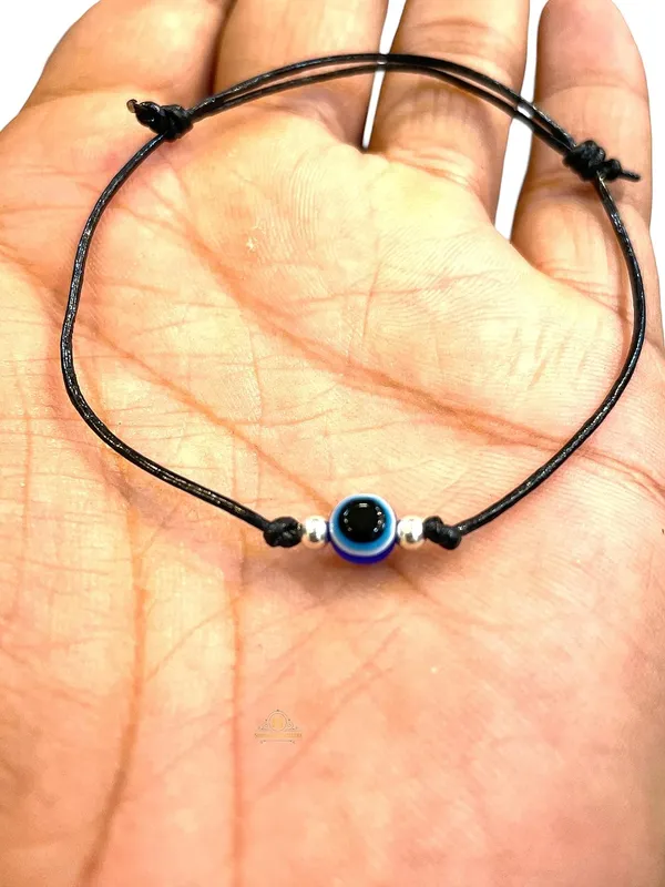 Silver_Sterling_100%_Authentic_Adjustable_Ball__Cord_With_Evil_Eye_Nazar_Anklet_For_Women_&_Girls_(Anklet/Bracelet)_(Bracelet)