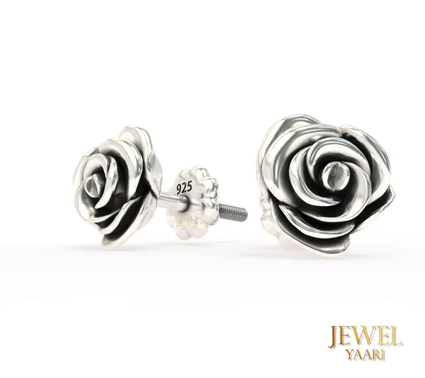 Silver_Pure_925_Hallmarked_(Stamped)_(925_Chandi)_Flower_Earring_Studs_For_Women_And_Girls