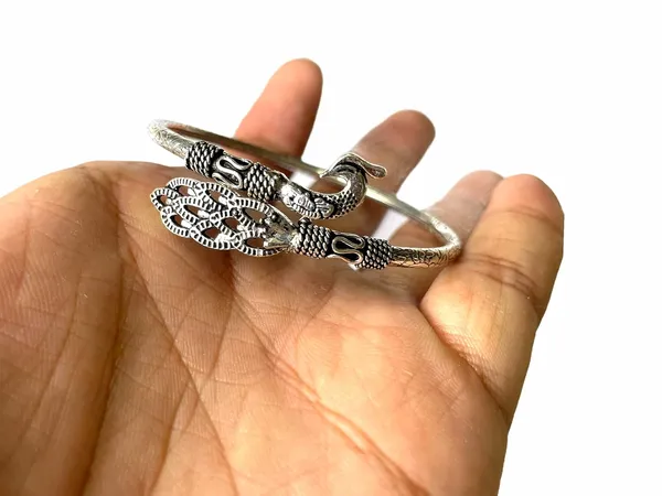 Silver_925_Sterling_Oxidised_Er_Peacock_Kada_For_Women/Girls