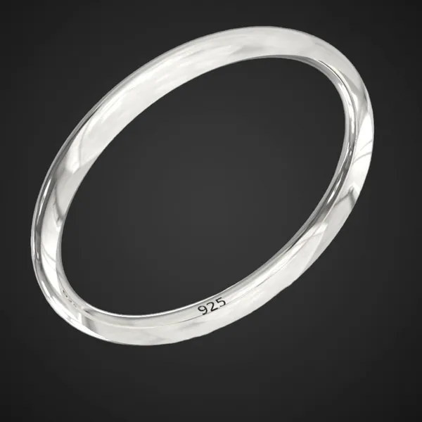 Silver_925_Mirror_Finish_Solid_Sterling_Kada_For_Unisex_Adult(Half_Round_P)_(2.10)