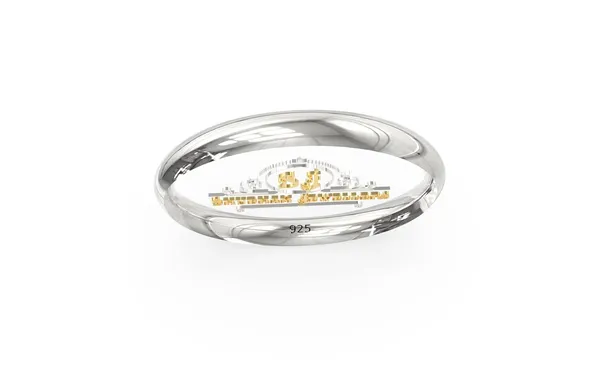 Silver_925_Mirror_Finish_Solid_Sterling_Kada_For_Unisex_Adult(Half_Round)_(2.12)
