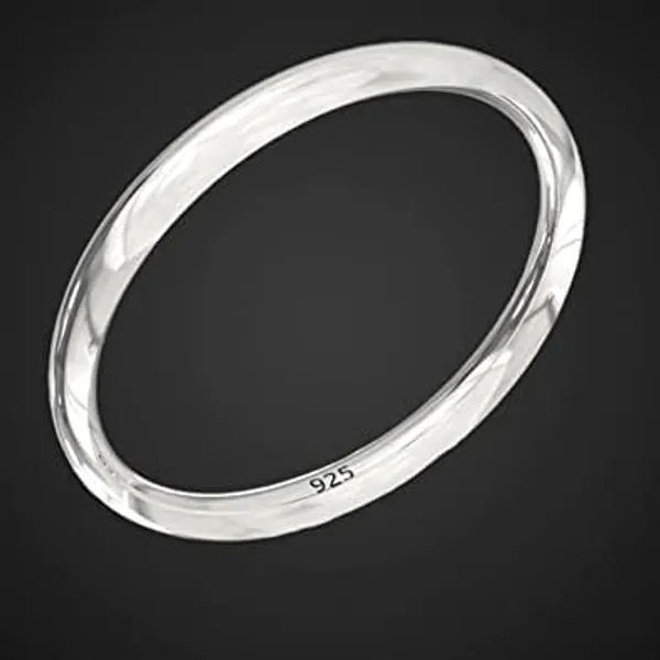 Silver_925_Mirror_Finish_Solid_Sterling_Kada_For_Unisex_Adult(Half_Round)_(2.14)
