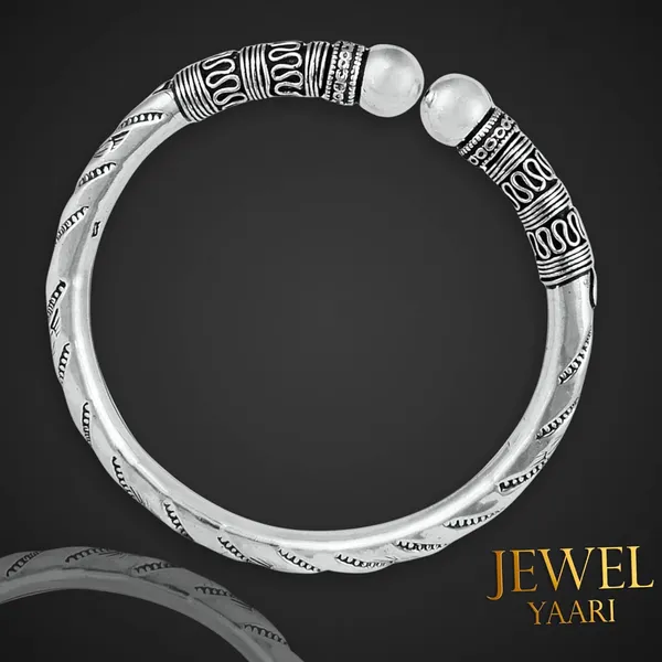 Silver_925_Pure_Oxidized_Men_Kada_Flexible_Bracelet_Bangle_For_Men,_Women_And_Girls_(2.60)