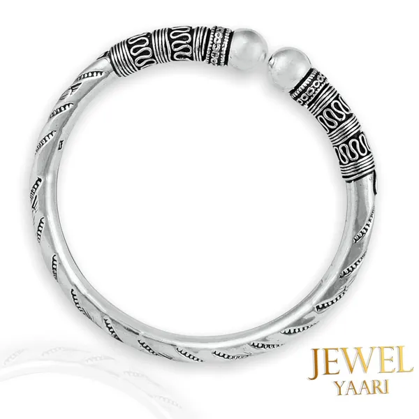 Silver_Jewel_Yaari_By_925_Pure_Oxidized_Kada_Flexible_Bracelet_Bangle_For_Women_And_Girls