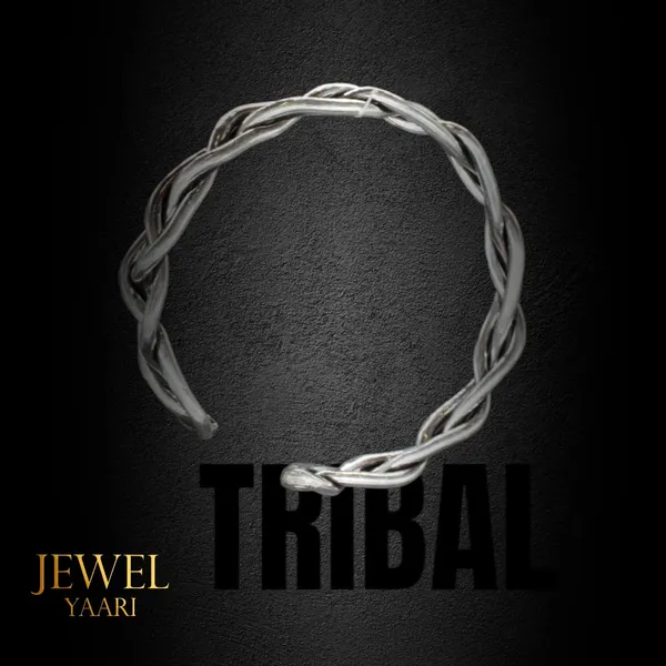Silver_925_Pure_Chandi_Oxidized_Tribal_Thai_Viking_Kada_For_Men(Torque_Cuff_Kada_Men'S_Bracelet)