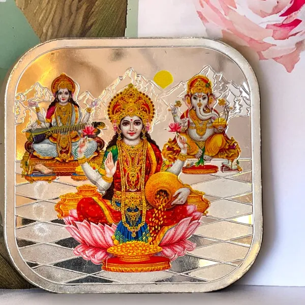 Silver_999_Purity_Hallmark_Coin,_Colorfull_Laxmi_Ganesh_Saraswati_Trimoorti_Coin_For_Diwali_(5_Gm_999)