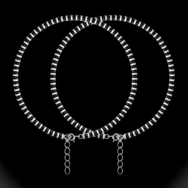 Silver_Pure_925_Sterling_Small_Crystal_Beads_Nazariya_Anklet_Payal_For_Women__Gifts_For_Women_(Nazariya_Pair)