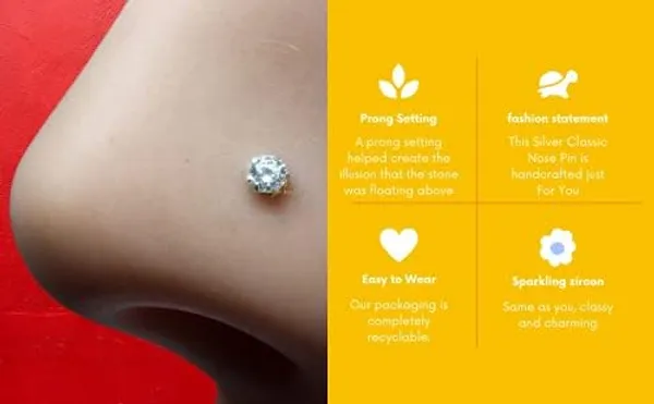 Silver_925_Sterling_Round_Shape_Cubic_Zirconia_5Mm_Prong_Wire_Stud_For_Women_Girls