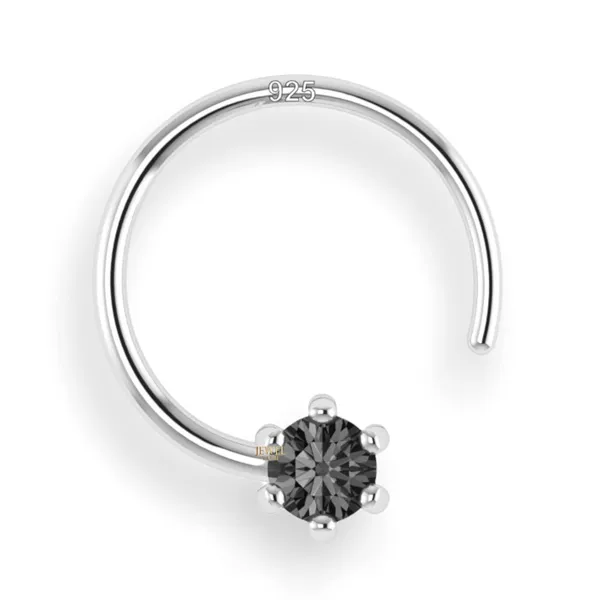 Silver_92.5-925_Sterling_Round_Shape__Cubic_Zirconia_Prong_Setting_Nose_Pin_Stud_For_Women_Girls_(3_Mm_)