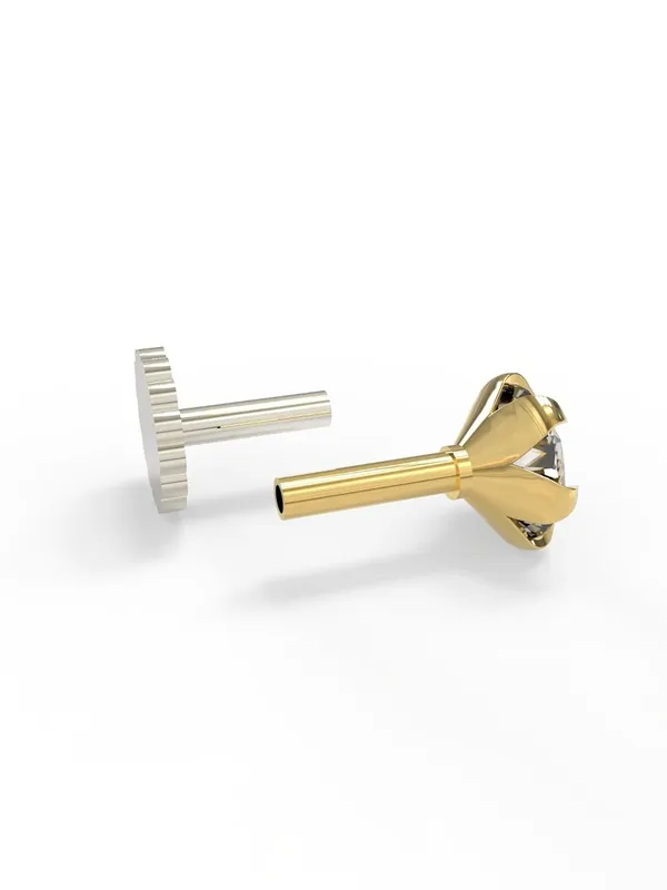Gold_Real_Yellow_Gold_With_Stone_14K(585)_Pure_Yellow_Gold_Single_Cubic_Zircon_Diamond_Nose_Pin_For_Women_And_Girls_(Pronge_Pipe_3Mm)