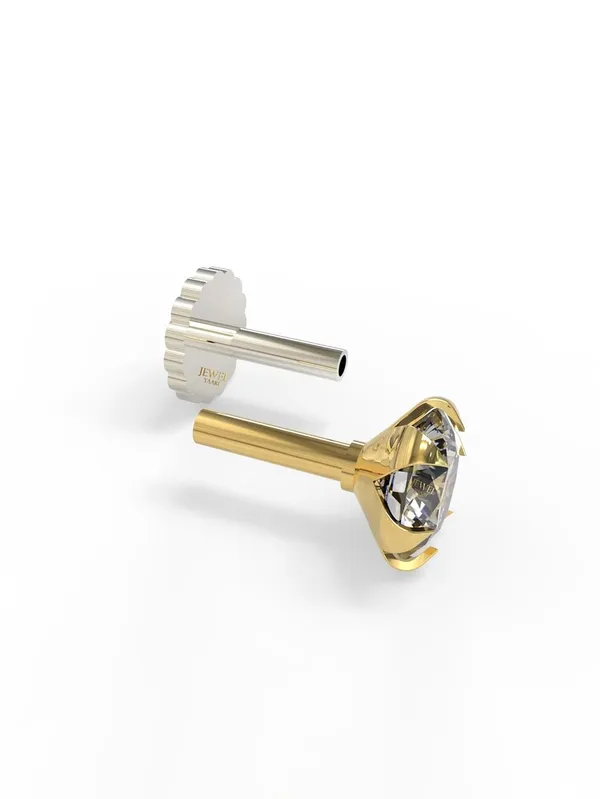 Gold_Real_Yellow_Gold_With_Stone_14K(585)_Pure_Yellow_Gold_Single_Cubic_Zircon_Diamond_Nose_Pin_For_Women_And_Girls_(Pronge_Pipe_3Mm)