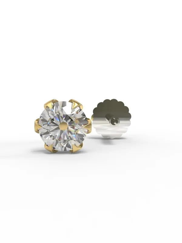 Gold_Real_Yellow_Gold_With_Stone_14K(585)_Pure_Yellow_Gold_Single_Cubic_Zircon_Diamond_Nose_Pin_For_Women_And_Girls_(Pronge_Pipe_6Mm)