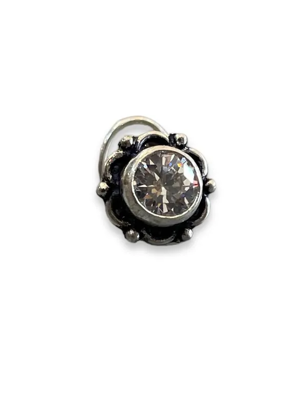White_925_Sterling_Handmade_Antique_Oxidized_Nose_Pin_For_Women_(-10,_)