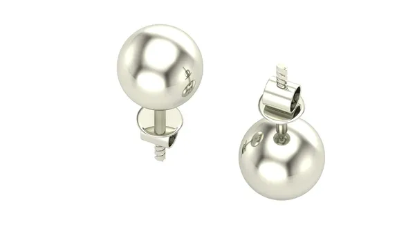 Silver_925_Sterling-And_American_Diamond_Stud_Earrings_For_Unisex_-_Adult_&_Child