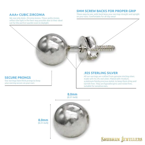 Silver_925_Sterling-And_American_Diamond_Stud_Earrings_For_Unisex_-_Adult_&_Child