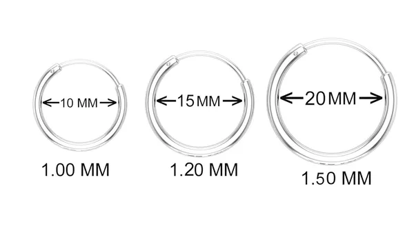 Silver_Small_Size_Plain_Bali_Hoops_Earrings_In_Pure_92.5_Sterling_For_Kids/Girls/Women_(12)
