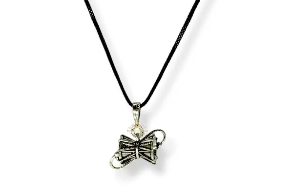 Silver_925_Pure_Sterling_Oxidised_Damru_Charm_Pendant_For_MenWomenChildrenBoys_And_Girls_(Damru)
