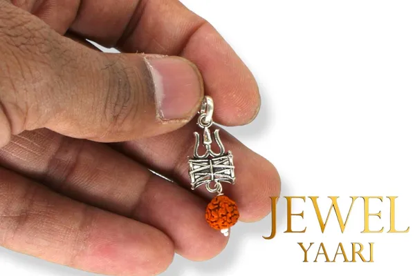 Silver_925_Pure_Sterling_Oxidised_Damru_Charm_Pendant_For_MenWomenChildrenBoys_And_Girls_(Trishool_Damru)