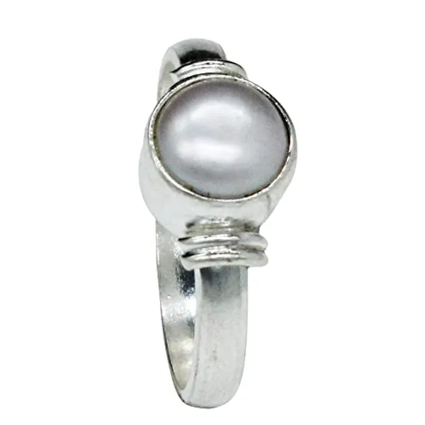 Silver_Real_Moti_Pearl_Sterling_Ring_For_Men,_Women_And_Childern