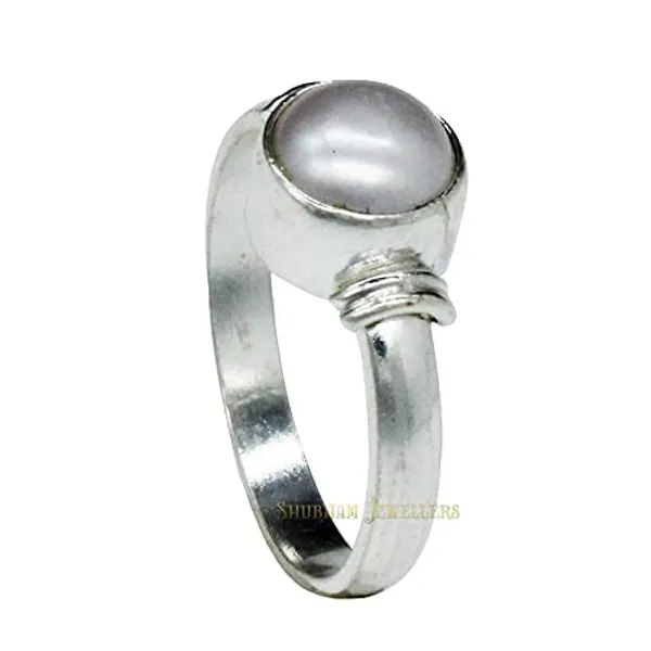 Silver_Real_Moti_Pearl_Sterling_Ring_For_Men,_Women_And_Childern