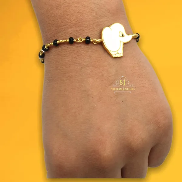 Silver_925_Sterling_Cute_Animal_Elephant_Face_Bracelet_Nazariya_For_Baby_Boys_&_Girls_(New_Born_To_12_Month_Small_Size_Length_5_Inch_One_Pc)