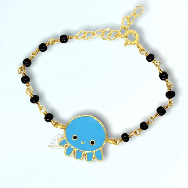 Silver_925_Sterling_Cute_Animal_Face_Octopus__Bracelet_Nazariya_For_Baby_Boys_&_Girls_(New_Born_To_12_Month_Small_Size_Length_5_Inch_One_Pc)