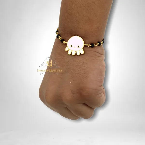 Silver_925_Sterling_Cute_Animal_Octopus__Bracelet_Nazariya_For_Baby_Boys_&_Girls_(New_Born_To_12_Month_Small_Size_Length_5_Inch_One_Pc)