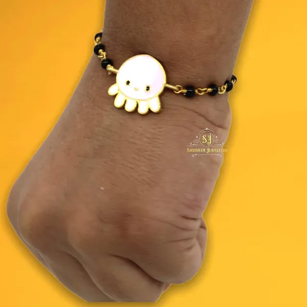 Silver_925_Sterling_Cute_Animal_Octopus__Bracelet_Nazariya_For_Baby_Boys_&_Girls_(New_Born_To_12_Month_Small_Size_Length_5_Inch_One_Pc)