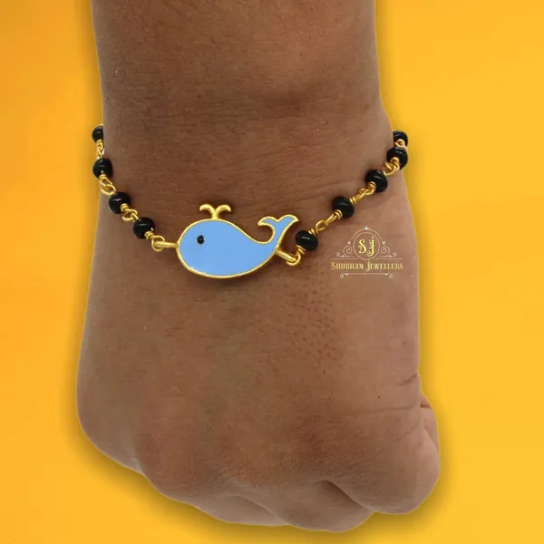 Silver_925_Sterling_Cute_Animal_Whale__Bracelet_Nazariya_For_Baby_Boys_&_Girls_(New_Born_To_12_Month_Small_Size_Length_5_Inch_One_Pc)