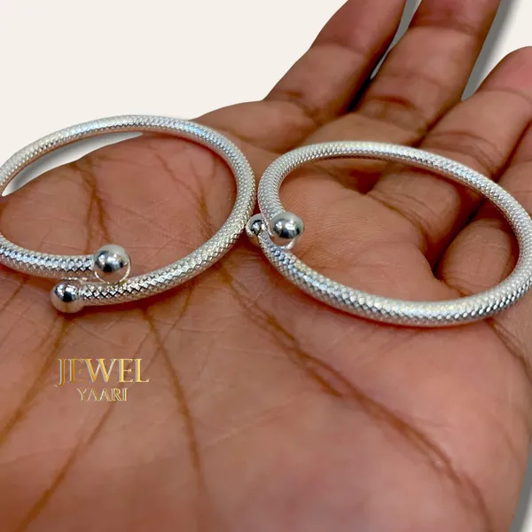Silver_Exclusive_Pure_925_Sterling_Textu_Kada_For_Baby_Boys_&_Girls_1.45Inch
