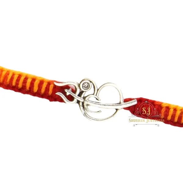 Silver_Pure_925_Sterling_Rakhi_For_Brother_Raksha_Bandhan_With_Pure_Cotton_Thread_For_Men,_Boys,_Rakhis_By_Omtrcur