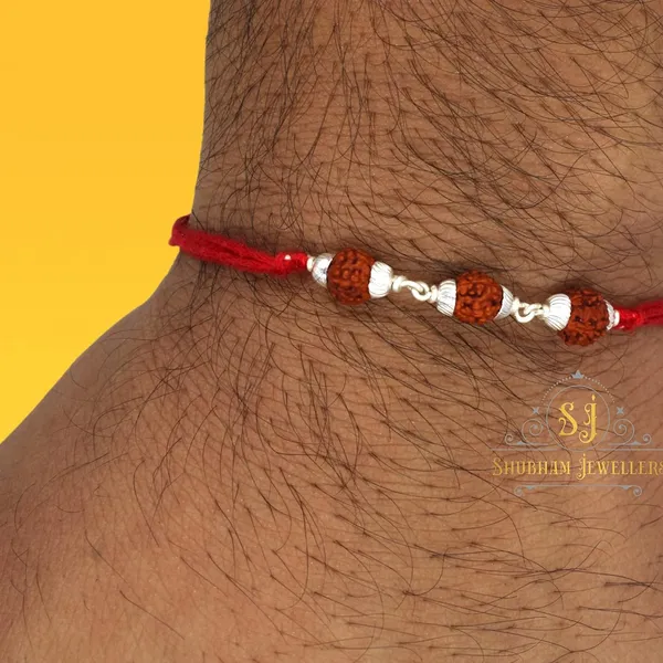 Silver_Pure_925_Sterling_Rakhi_For_Brother_Raksha_Bandhan_With_Pure_Cotton_Thread_For_Men_Boys_Rakhis_By_Rudra3Pcgtsm