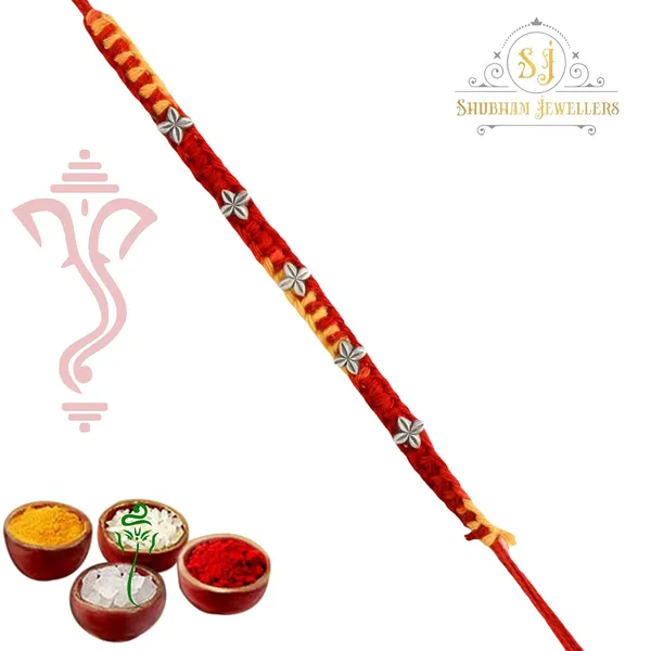 Silver_Pure_925_Sterling_Rakhi_For_Brother_Raksha_Bandhan_With_Pure_Cotton_Thread_For_Men,_Boys,_Rakhis_By_Star