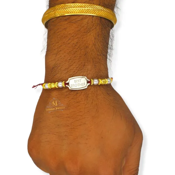 Silver_Pure_925_Sterling_Rakhi_For_Brother_Raksha_Bandhan_With_Pure_Cotton_Thread_For_Men,_Boys,_Rakhis_Shri