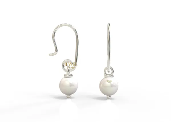 Silver_925_Pure_Sterling_Pretty_Bali_Style_Hoop__Earring_For_Girls_Womens_925_Sterling_Pearl_Drop_And_Dangle_Earrings_(Drop_Pearl)