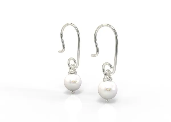 Silver_925_Pure_Sterling_Pretty_Bali_Style_Hoop__Earring_For_Girls_Womens_925_Sterling_Pearl_Drop_And_Dangle_Earrings_(Drop_Pearl)